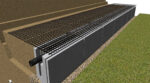 geogrid retaining wall implementation