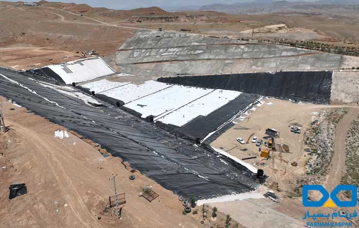 The role of geomembrane in a landfill