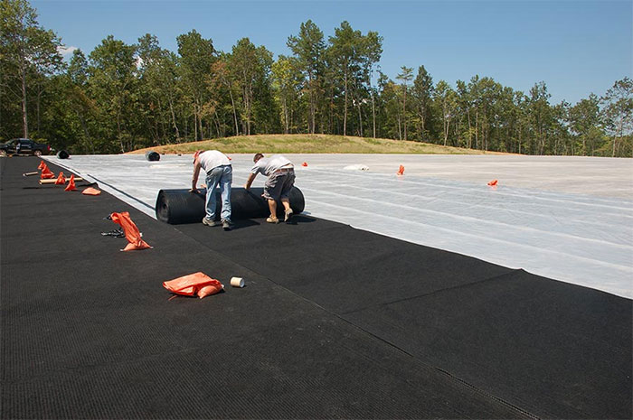 sport field drainage with geosynthetics