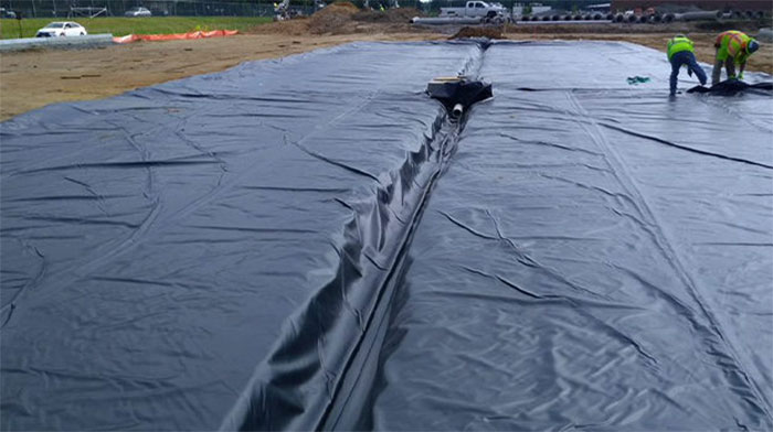 LLDPE geomembrane applications