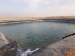 استخر آب بندی شده با ژئوممبران