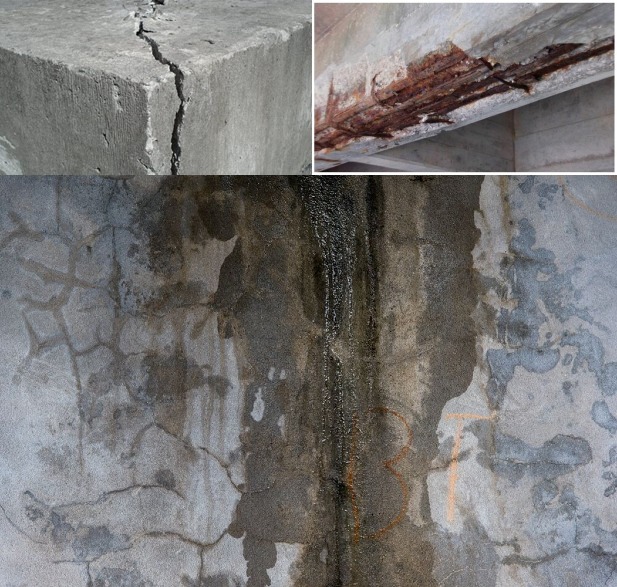 ترک‌خوردگی و کاهش عمر مفید در سازه‌های بتنی